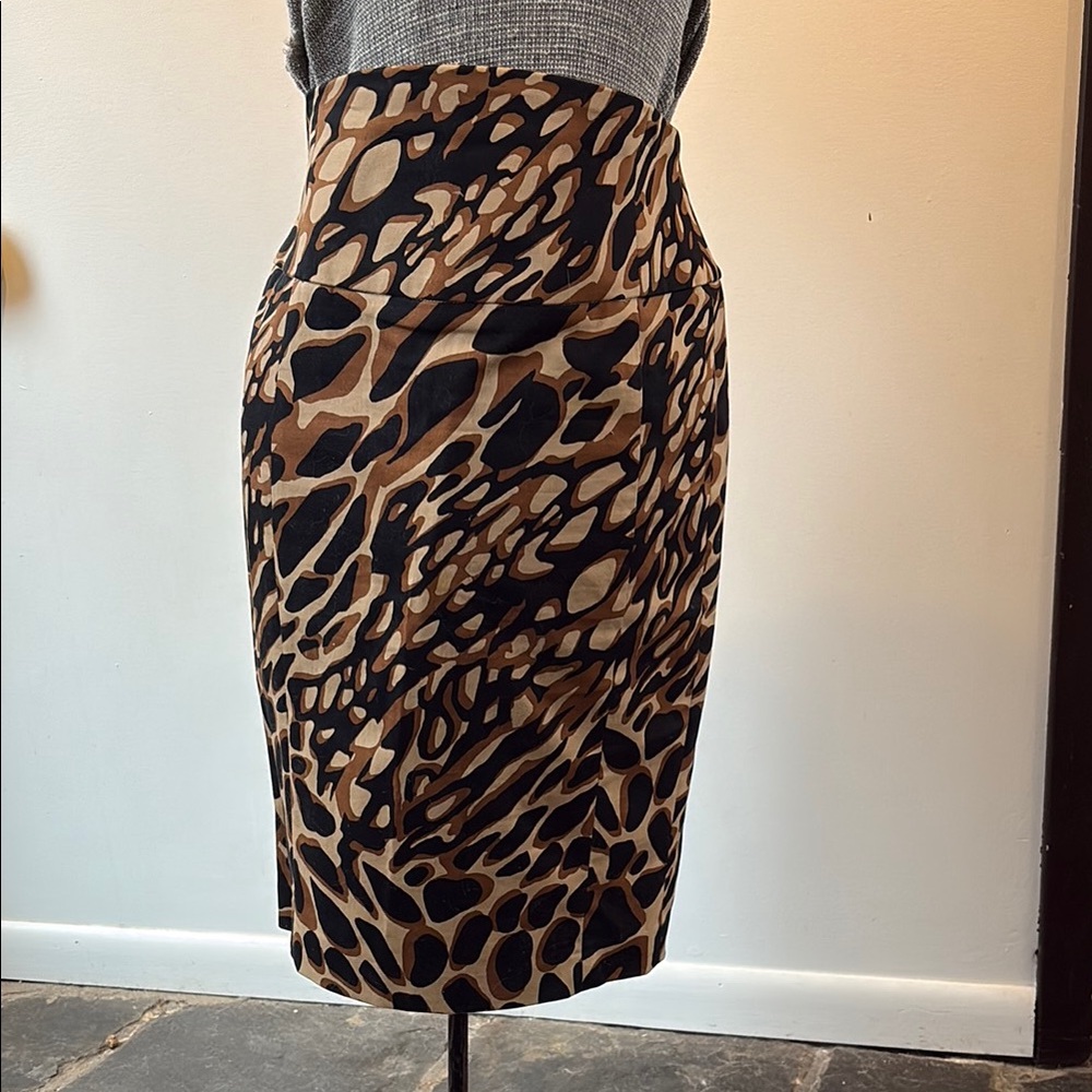 Stylish Animal Print Skirt